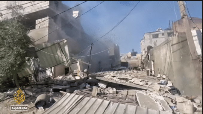 Die völlige Zerstörung von Gaza ist Teil des israelischen Genozid an den Palästinensern